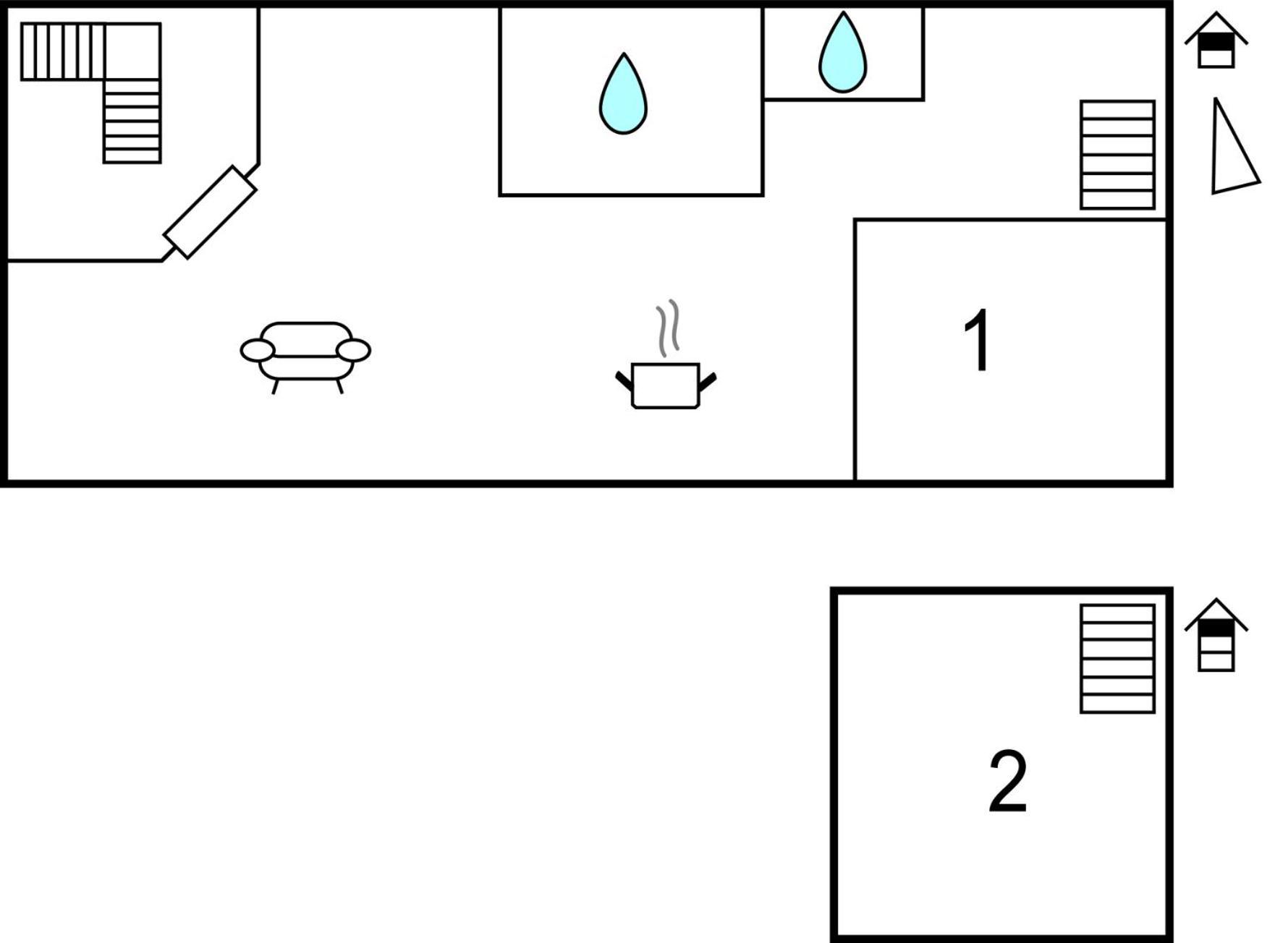 2 Bedroom Amazing Apartment In Ponts エクステリア 写真